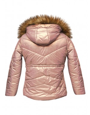 Girls Jacket Quilted Rose Pink